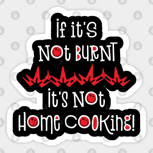 Home Cooking White Text Sticker by Barthol Graphics